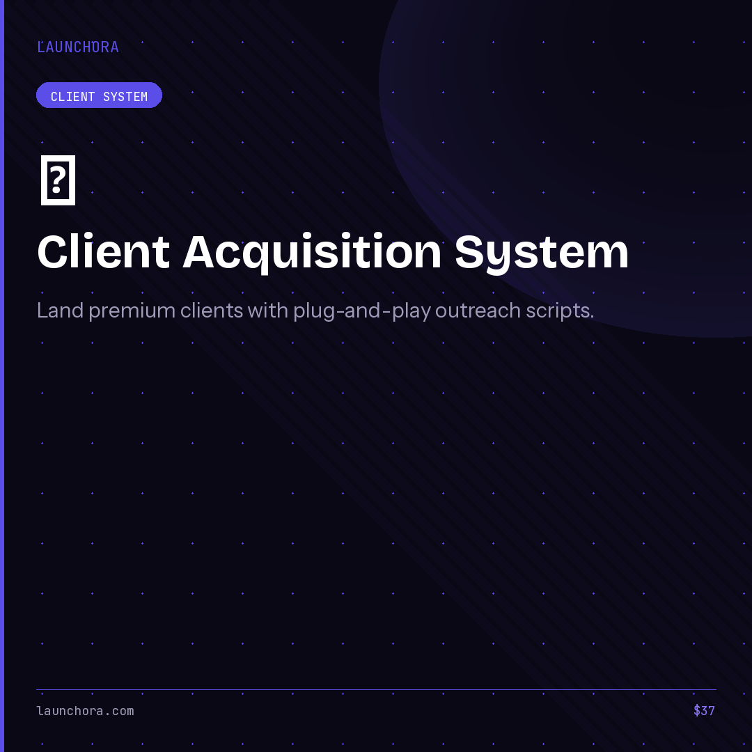 🎯 Client Acquisition System